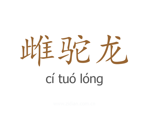 雌驼龙