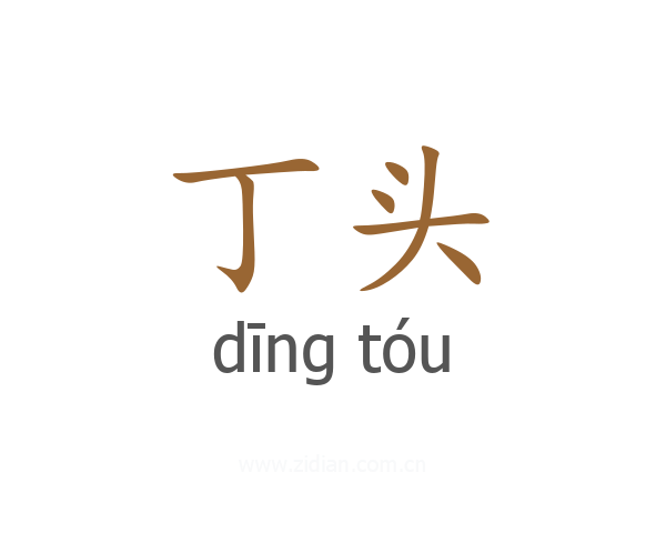 丁头