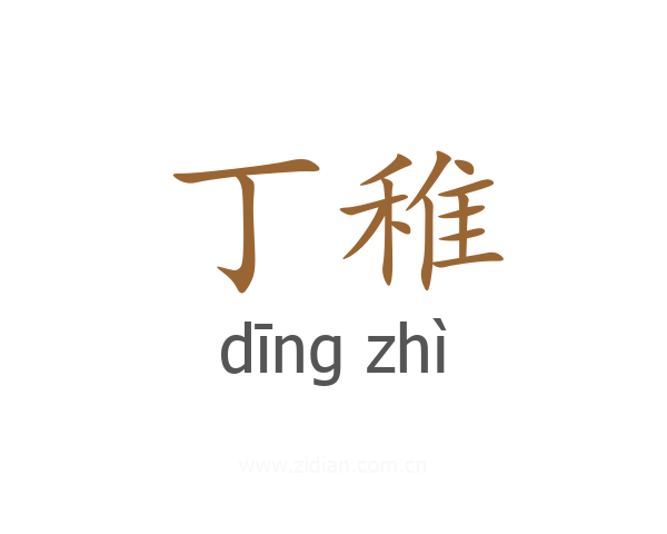 丁稚