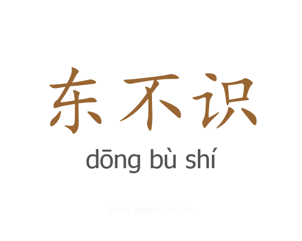 东不识