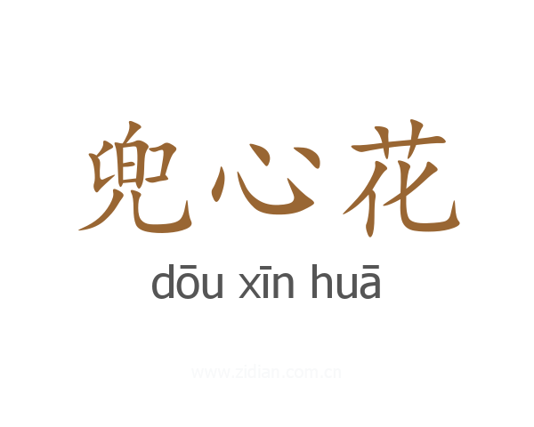 兜心花