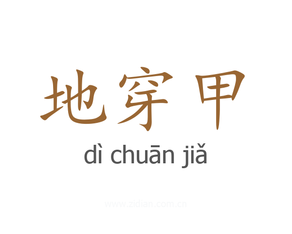 地穿甲
