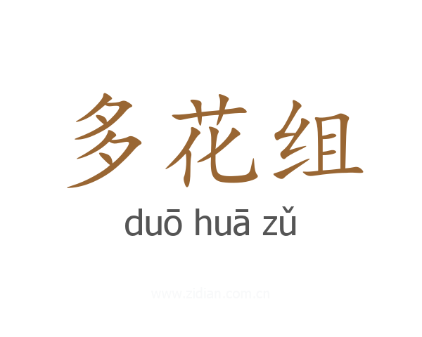 多花组