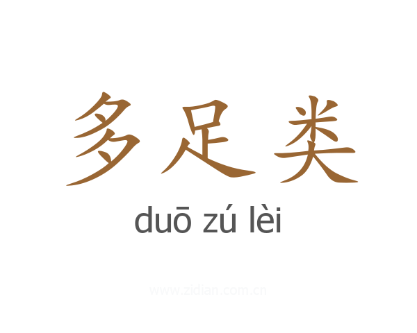 多足类