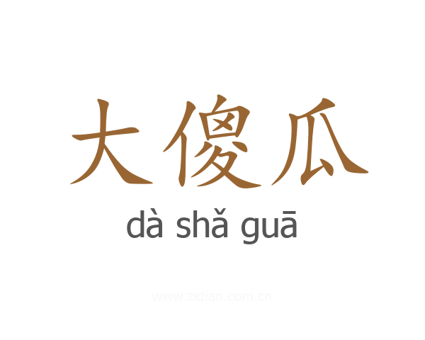 大傻瓜