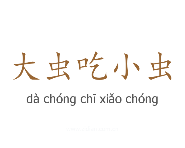 大虫吃小虫