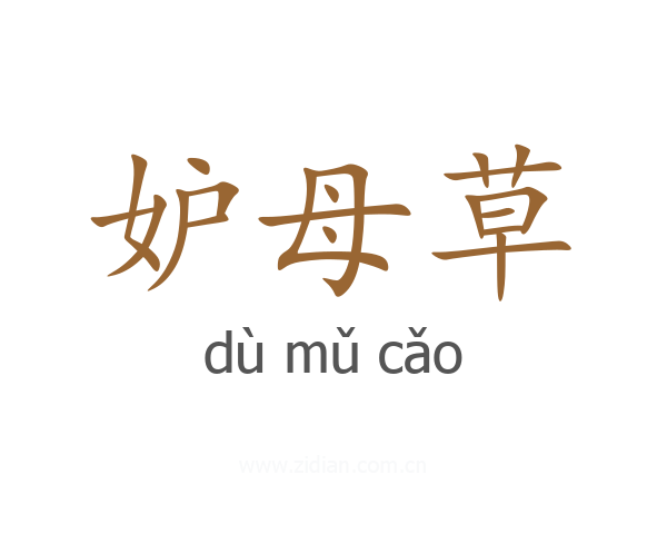 妒母草