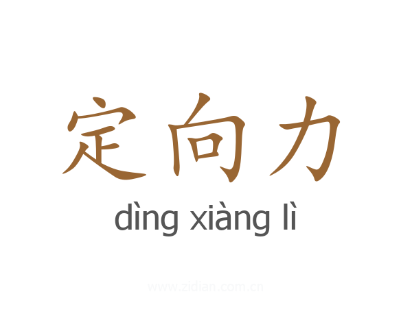 定向力