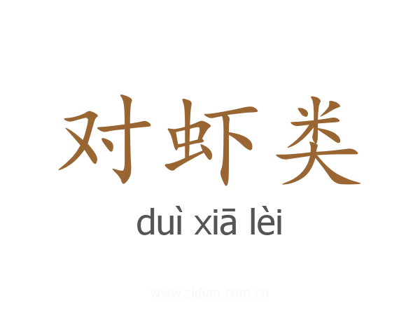 对虾类