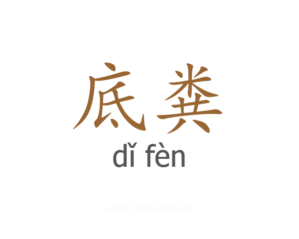 底粪