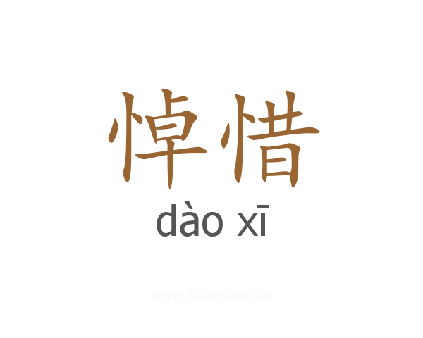 悼惜