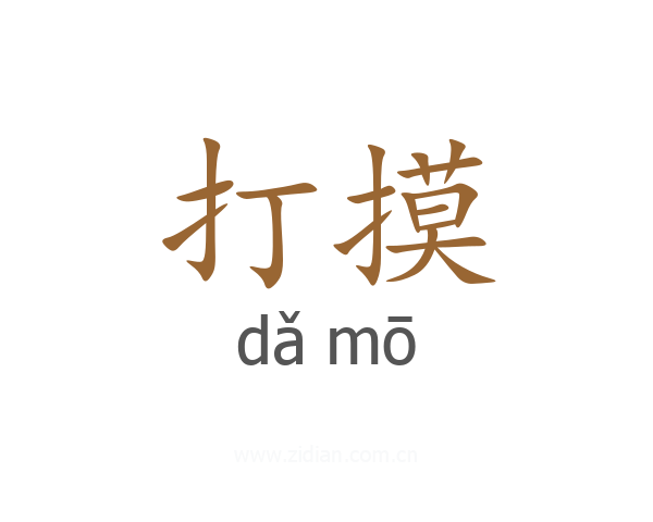 打摸