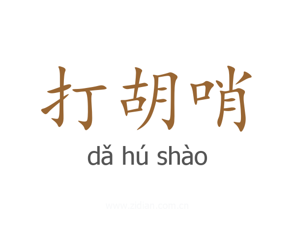 打胡哨