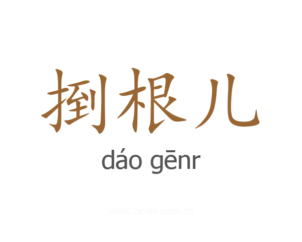 捯根儿