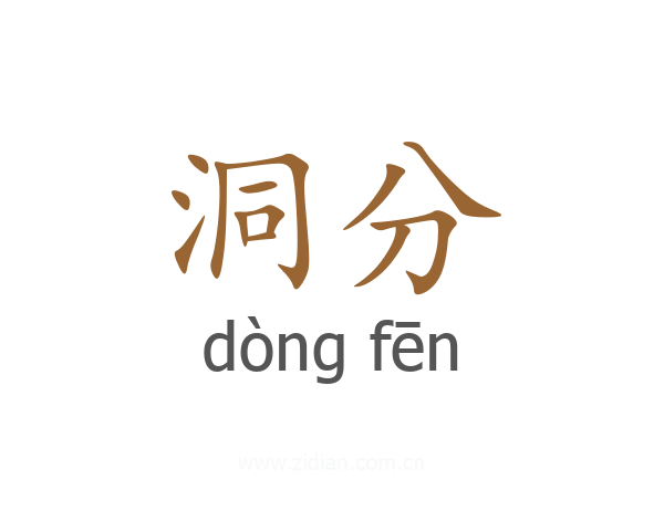 洞分