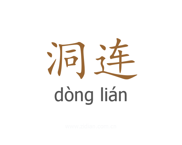 洞连
