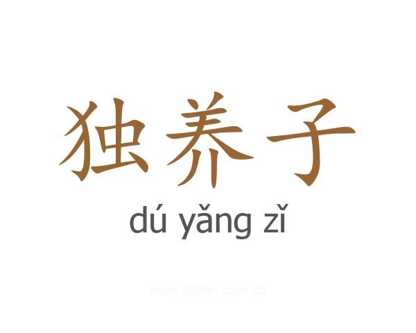 独养子
