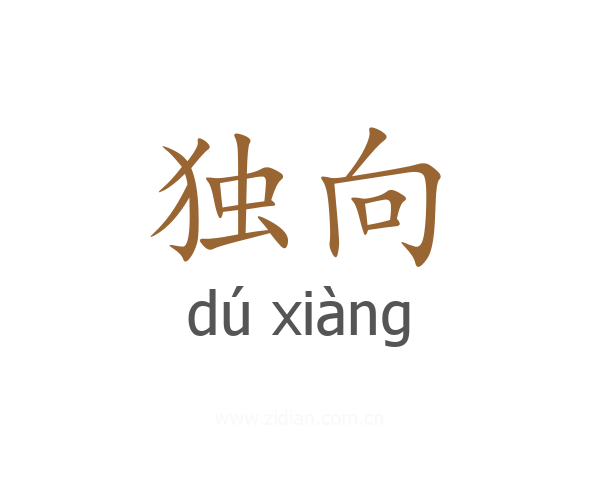 独向