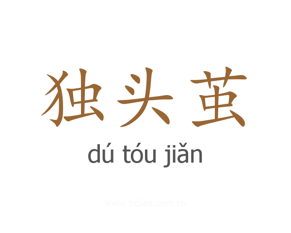 独头茧
