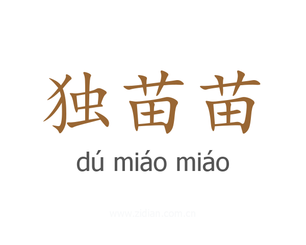 独苗苗