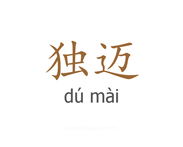 独迈