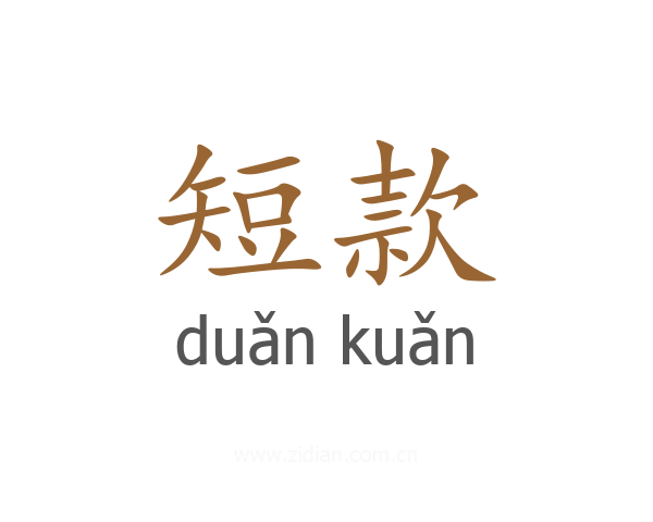 短款
