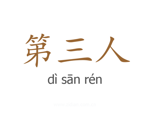 第三人