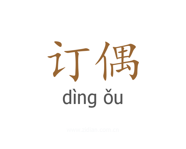 订偶