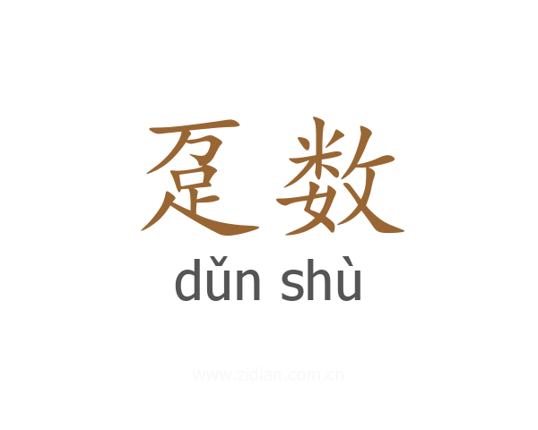 趸数