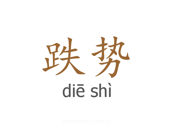 跌势