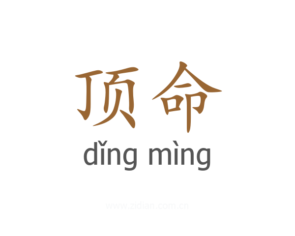 顶命