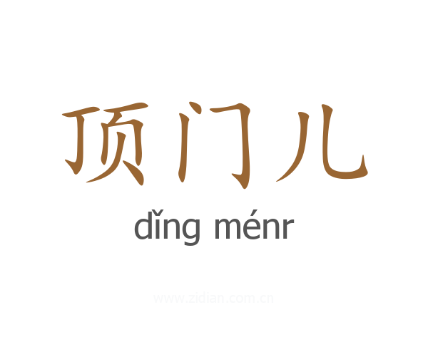 顶门儿