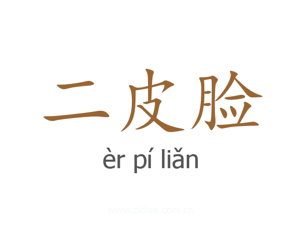 二皮脸