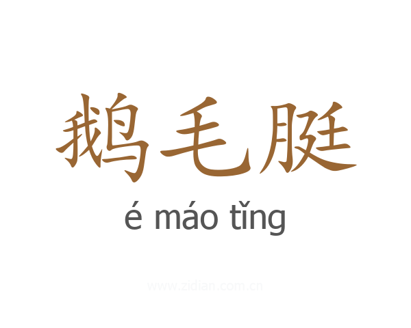 鹅毛脡