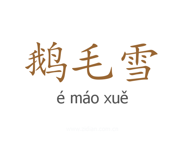 鹅毛雪