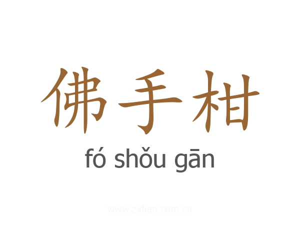 佛手柑