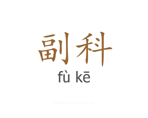 副科