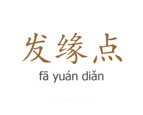 发缘点