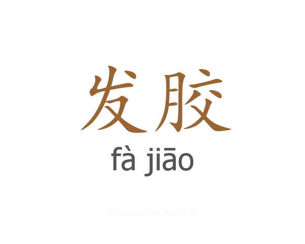 发胶