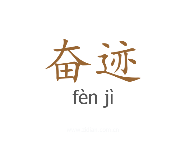 奋迹