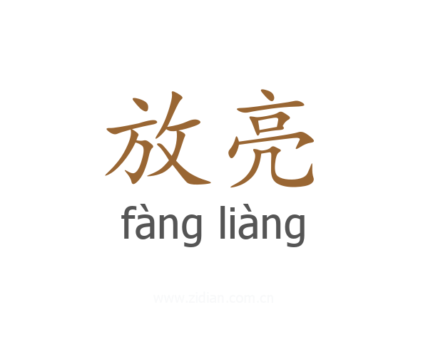 放亮