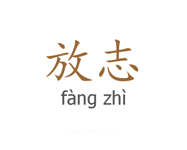 放志