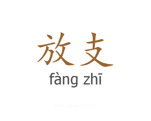 放支