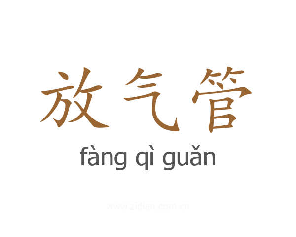 放气管