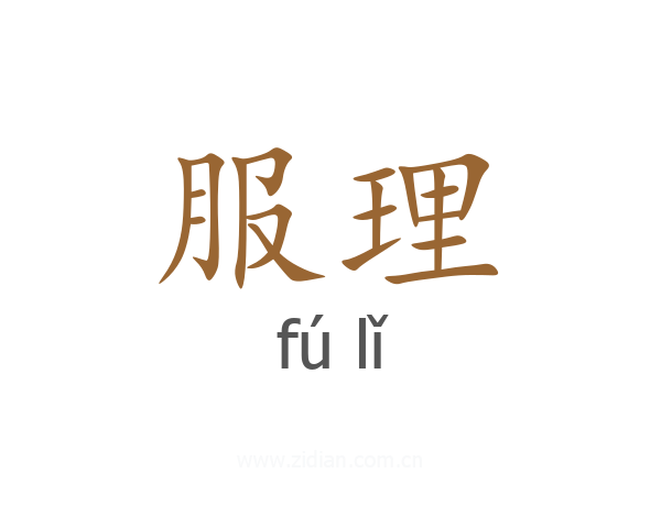 服理