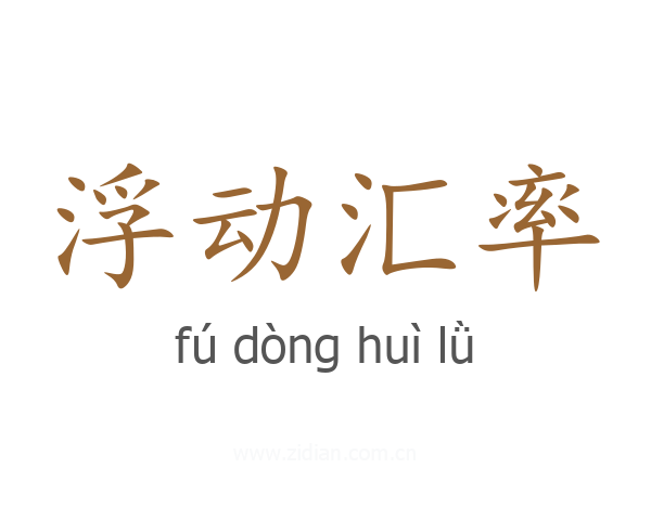 浮动汇率