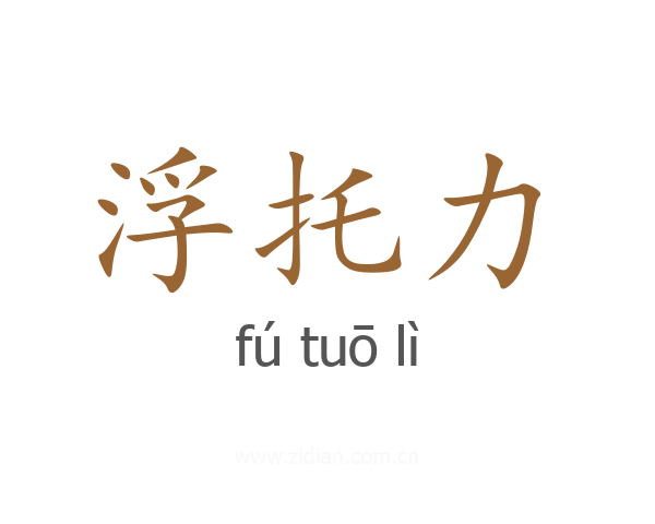 浮托力