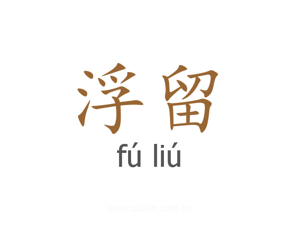 浮留