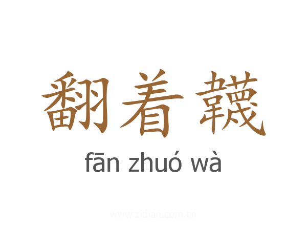 翻着韤