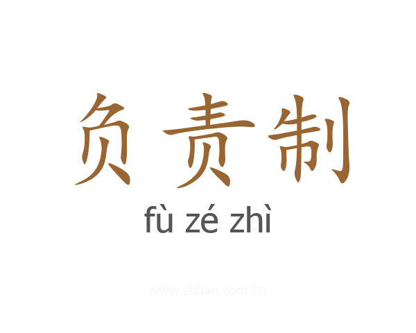 负责制